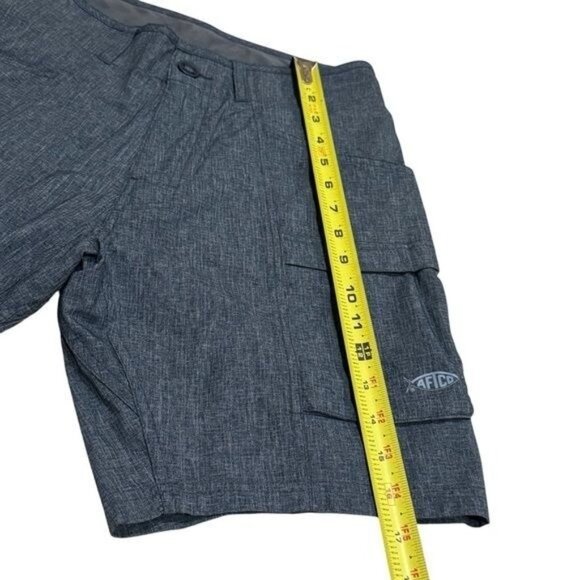 NEW Aftco Utility Outdoor Hiking Fishing Shorts in Color Diffuse Navy 9/28 - Picture 7 of 8